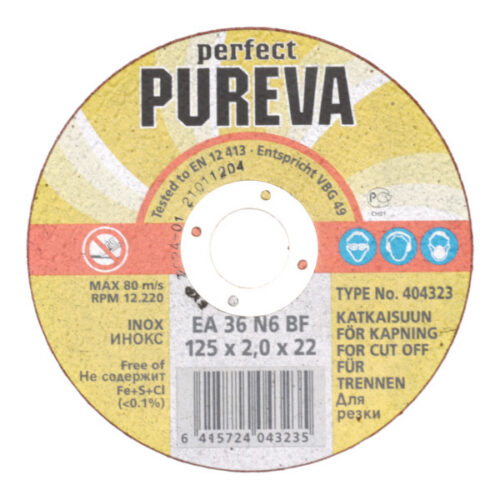 Lõikeketas 125*2,0*22 INOX 4 Lõikeketas 125*2