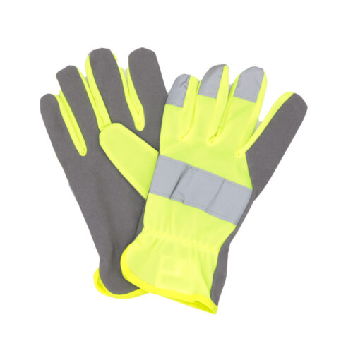 Sõrmik sünt. nahk/fluo kollane riie helkur 9/10,./32009...10 6 032010