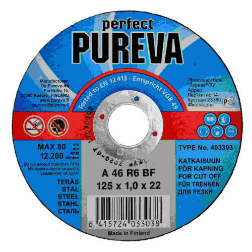 Lõikeketas 125*1,0*22 T-P 5 10627