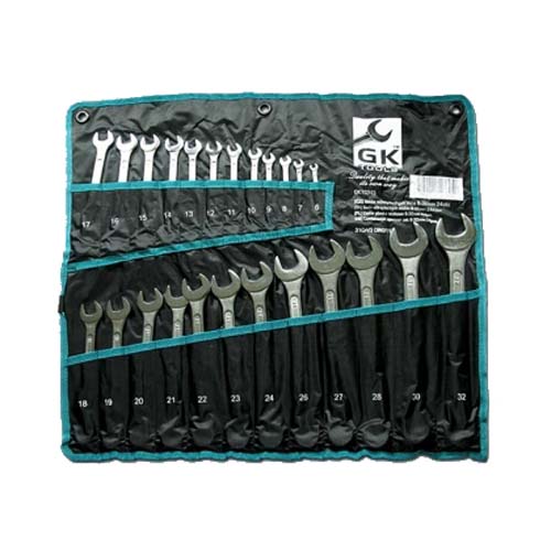 Leht-silmusvõtmete kmpl. 6-32mm 24-osa 7 10290