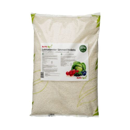 Lubisalpeeter lämmastikväetis 15kg 4 4744360012704