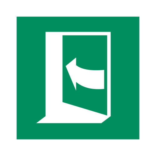 Uks avaneb vasakule surudes 5 ISO 7010 E022 copy