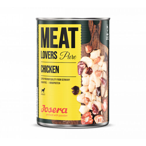 4032254762454 1 Konservi JOSERA suniem Meat Lovers Pure Chicken 400 g