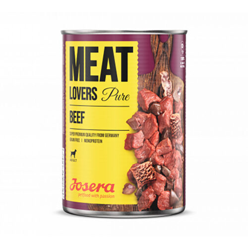 4032254762614 1 Konservi JOSERA suniem Meat Lovers Pure Beef 800 g