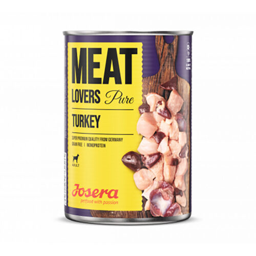 4032254762652 1 Konservi JOSERA suniem Meat Lovers Pure Turkey 800 g
