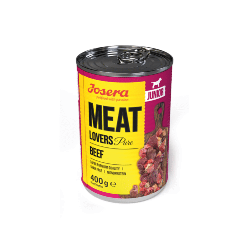 4032254778608 1 Konservi JOSERA suniem Meat Lovers Junior Pure Beef 400 g