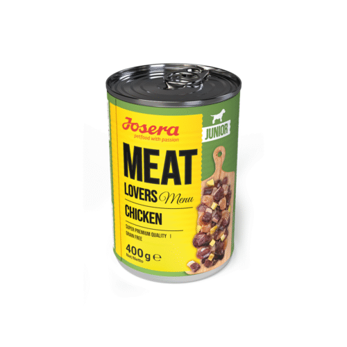4032254778615 1 Konservi JOSERA suniem Meat Lovers Junior Menu Chicken 400 g