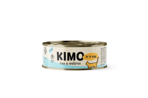 Kimo Tuna & Whitefish konserv kassidele 70g 4 4779032180160