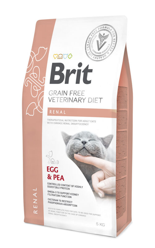 Brit Veterinary Diet Renal erisööt kassidele 5kg 6 8595602528349