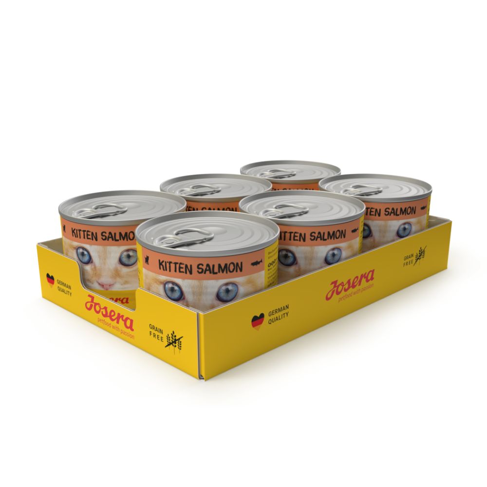 4032254778554 2 Konservi Josera wet Kitten Salmon 200 g