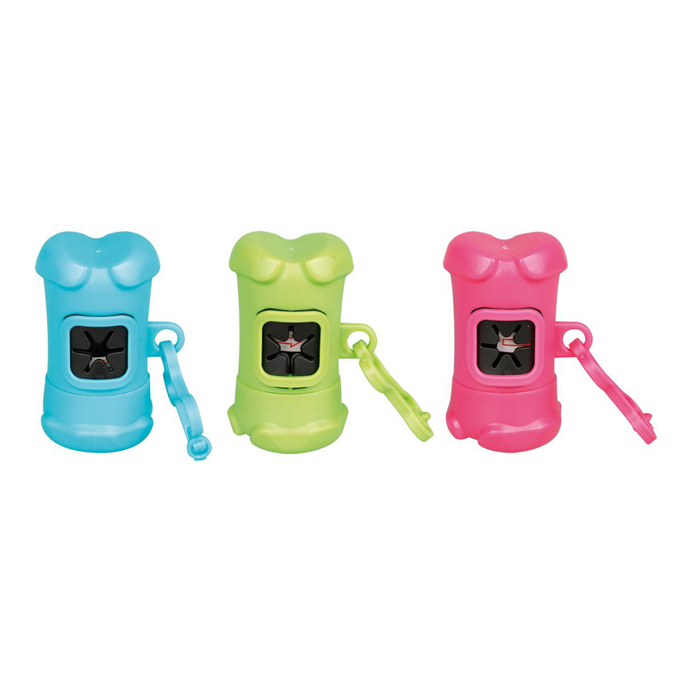 5411290169042 2 FLMG ekskrementu savaksanas maisinu turetajs plastmasas BARREL krasu asorti maisini iekl. 512226